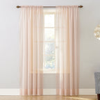 N° 918 Emily Voile Sheer Tringle Rideau 1 pièce, panneau simple