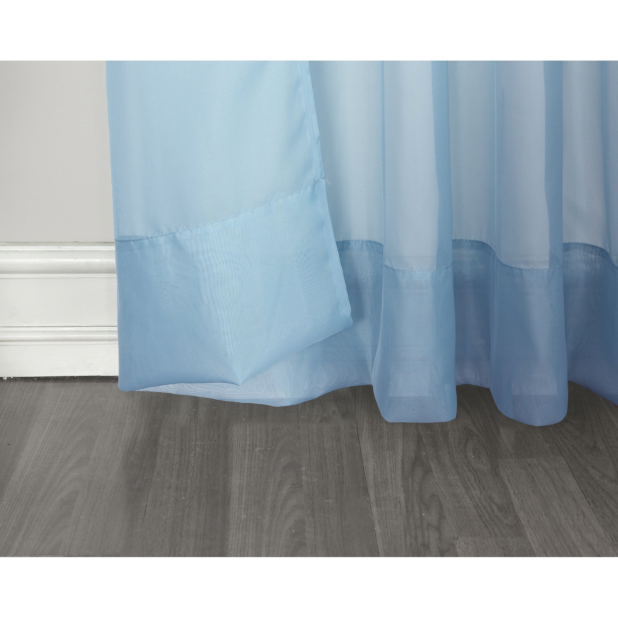 N° 918 Emily Voile Sheer Tringle Rideau 1 pièce, panneau simple