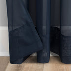 N° 918 Emily Voile Sheer Tringle Rideau 1 pièce, panneau simple