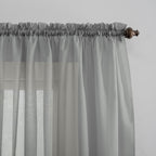 N° 918 Emily Voile Sheer Tringle Rideau 1 pièce, panneau simple