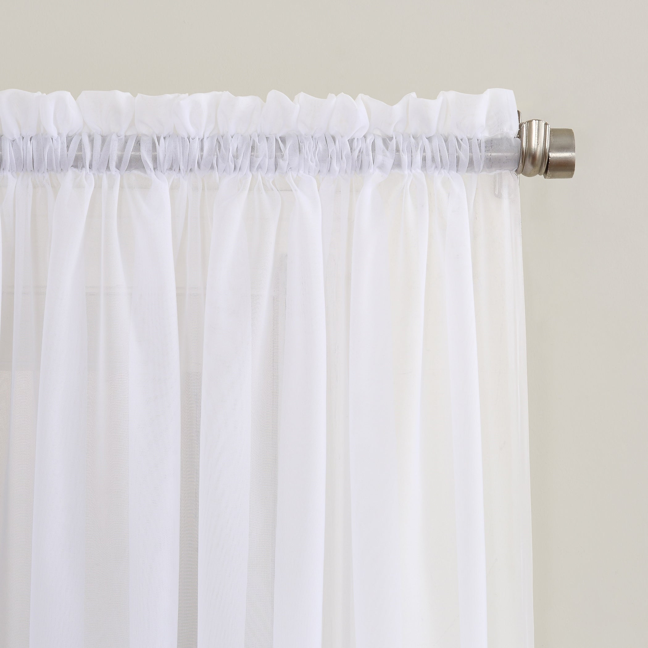 N° 918 Emily Voile Sheer Tringle Rideau 1 pièce, panneau simple