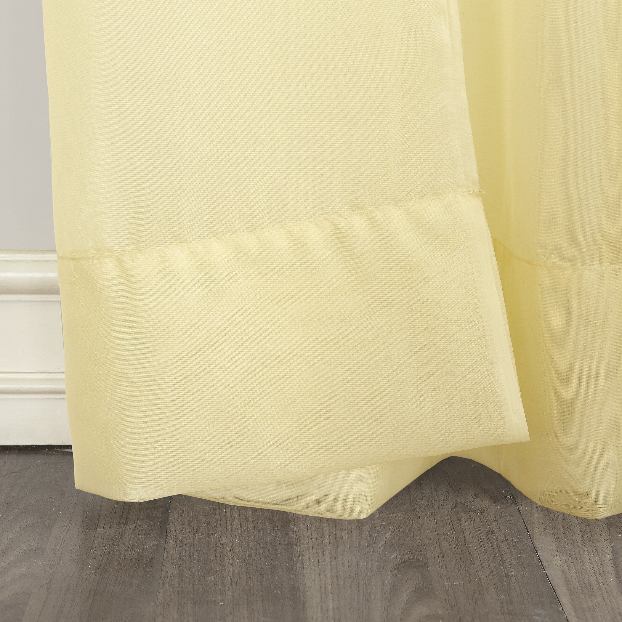 N° 918 Emily Voile Sheer Tringle Rideau 1 pièce, panneau simple