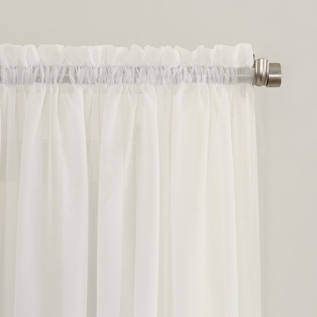 N° 918 Emily Voile Sheer Tringle Rideau 1 pièce, panneau simple