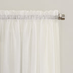 N° 918 Emily Voile Sheer Tringle Rideau 1 pièce, panneau simple