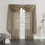 N° 918 Emily Voile Sheer Tringle Rideau 1 pièce, panneau simple