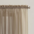 N° 918 Emily Voile Sheer Tringle Rideau 1 pièce, panneau simple