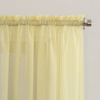 N° 918 Emily Voile Sheer Tringle Rideau 1 pièce, panneau simple