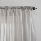 N° 918 Emily Voile Sheer Tringle Rideau 1 pièce, panneau simple