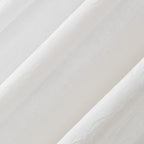 N° 918 Erica Panneau de rideau 1 pièce en voile écrasé transparent avec passe-tringle, panneau simple