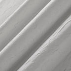 N° 918 Erica Panneau de rideau 1 pièce en voile écrasé transparent avec passe-tringle, panneau simple
