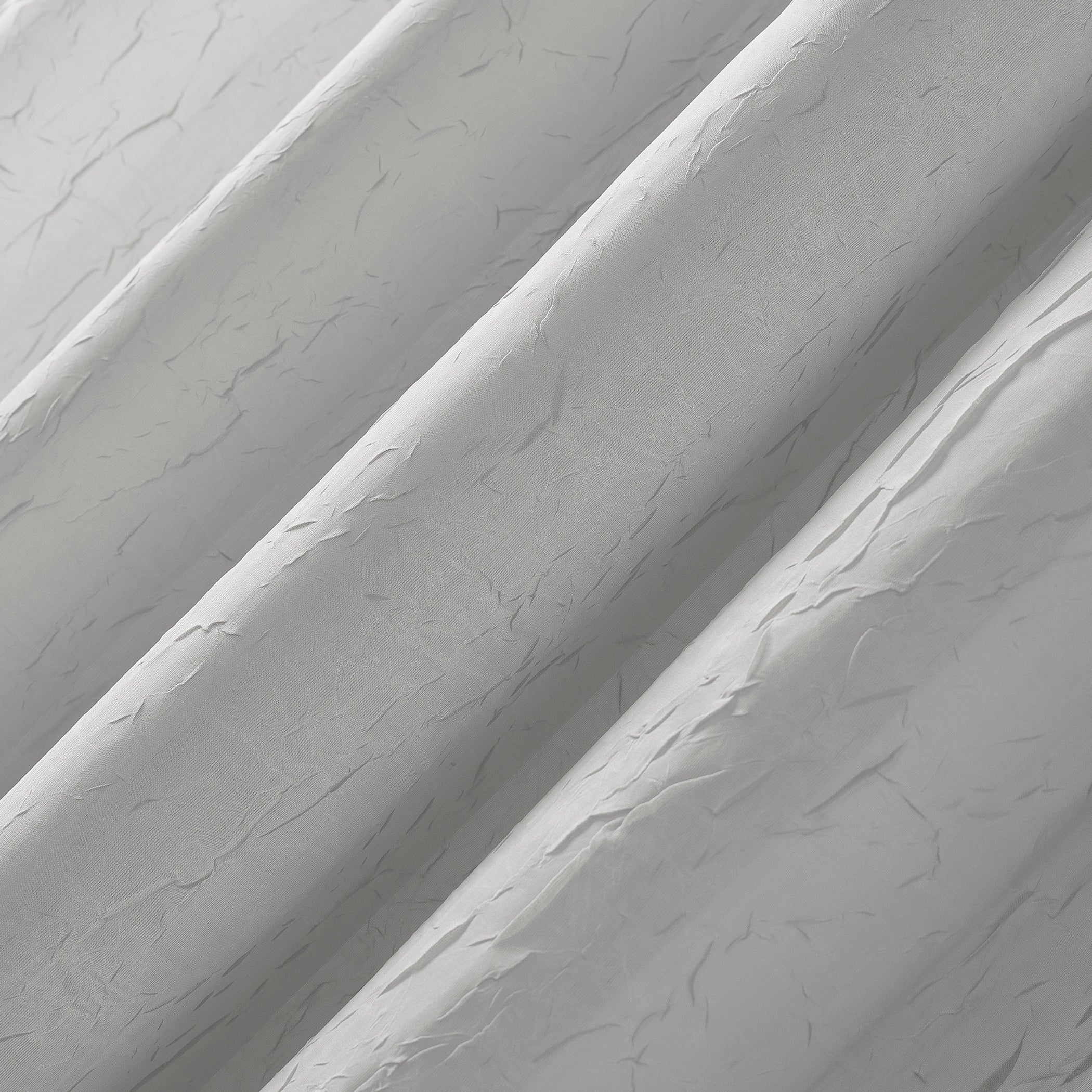 N° 918 Erica Panneau de rideau 1 pièce en voile écrasé transparent avec passe-tringle, panneau simple
