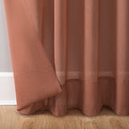 N° 918 Erica Panneau de rideau 1 pièce en voile écrasé transparent avec passe-tringle, panneau simple