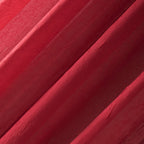 N° 918 Erica Panneau de rideau 1 pièce en voile écrasé transparent avec passe-tringle, panneau simple