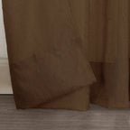N° 918 Erica Panneau de rideau 1 pièce en voile écrasé transparent avec passe-tringle, panneau simple