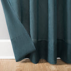 N° 918 Erica Panneau de rideau 1 pièce en voile écrasé transparent avec passe-tringle, panneau simple