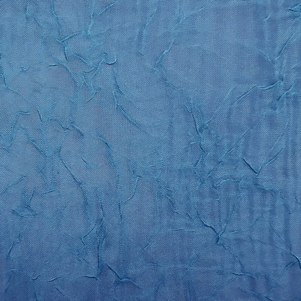 N° 918 Erica Panneau de rideau 1 pièce en voile écrasé transparent avec passe-tringle, panneau simple