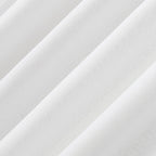 Panneau de rideau semi-transparent à pattes torsadées Hathaway n° 918, panneau simple