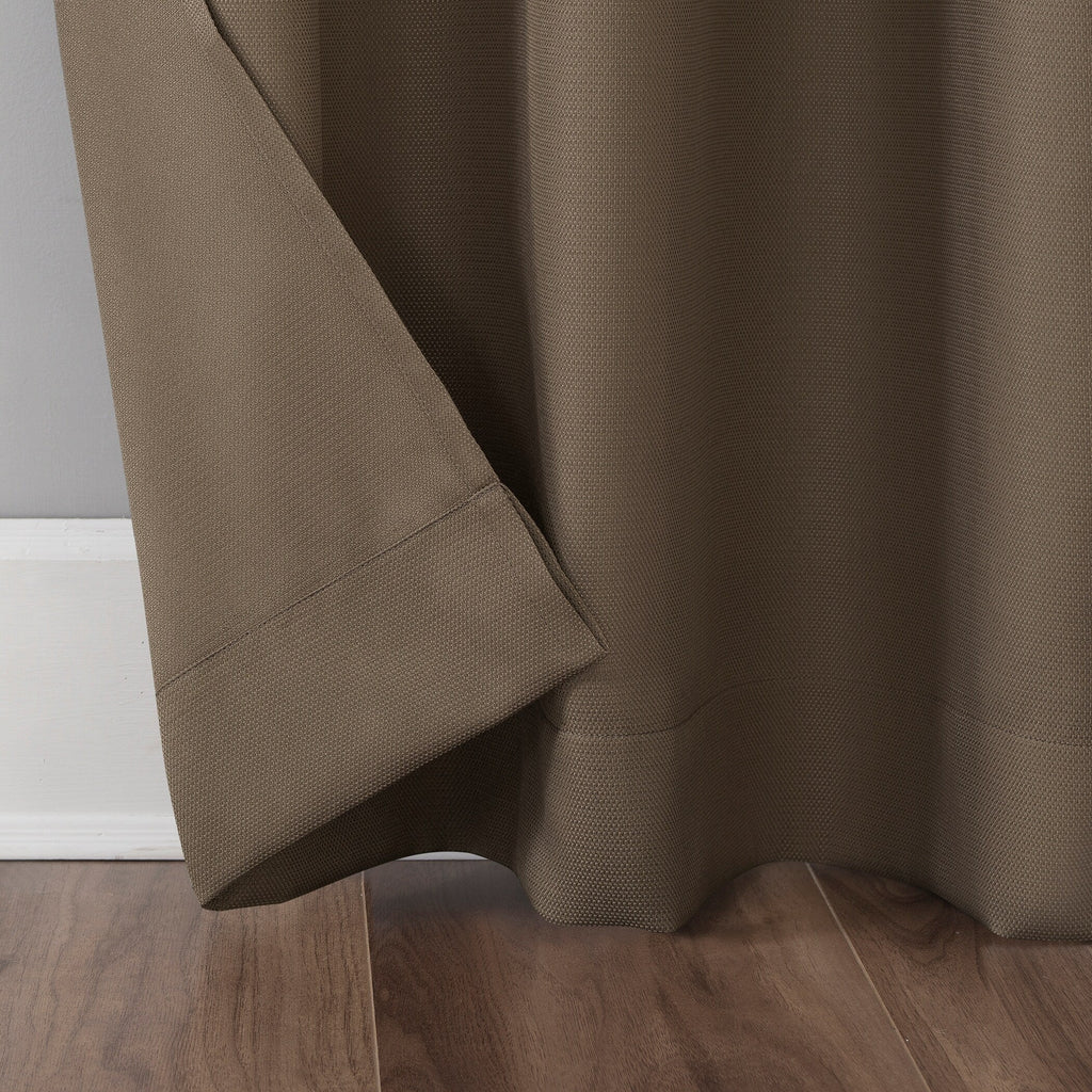 N° 918 Sora Panneau de rideau texturé à œillets, panneau simple