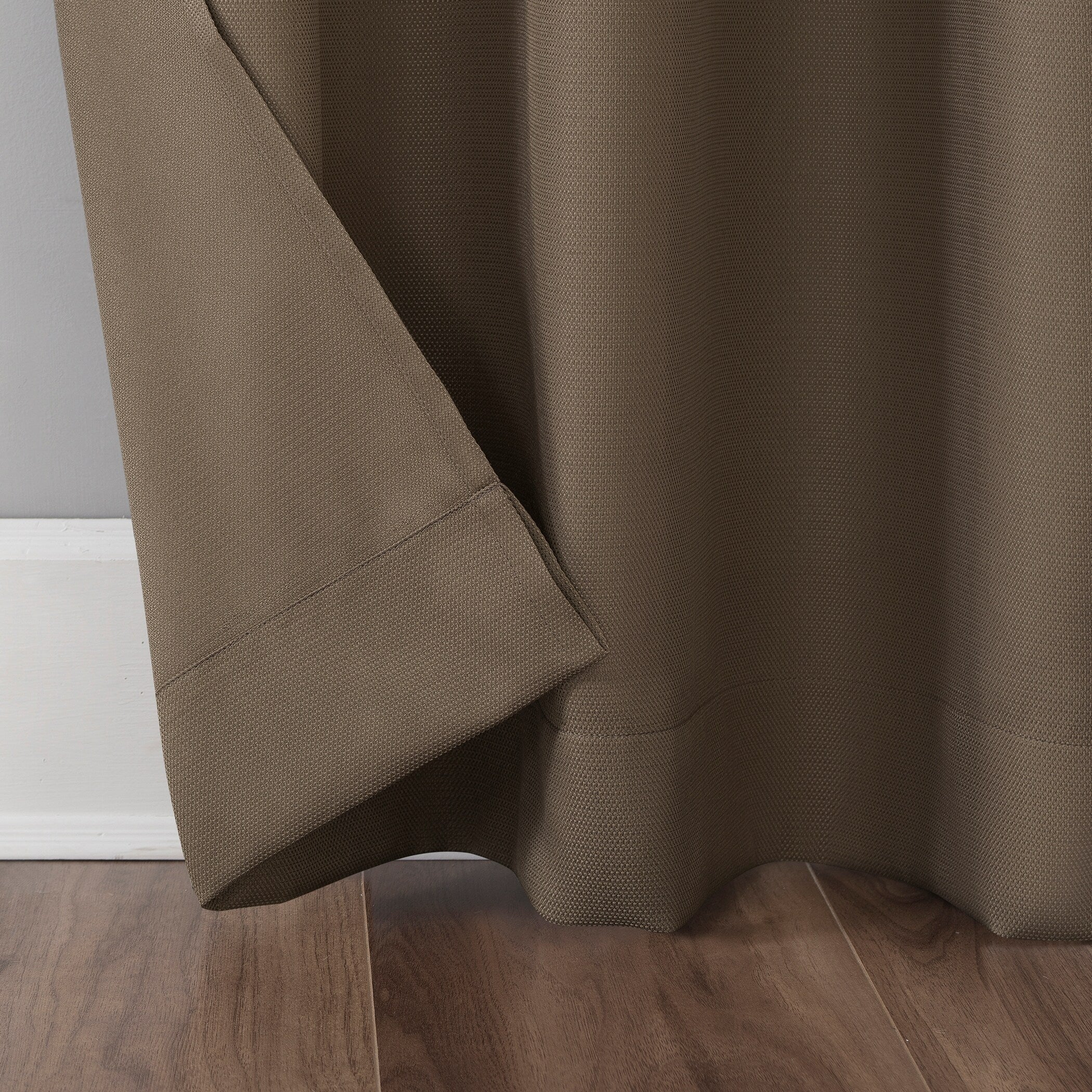 N° 918 Sora Panneau de rideau texturé à œillets, panneau simple