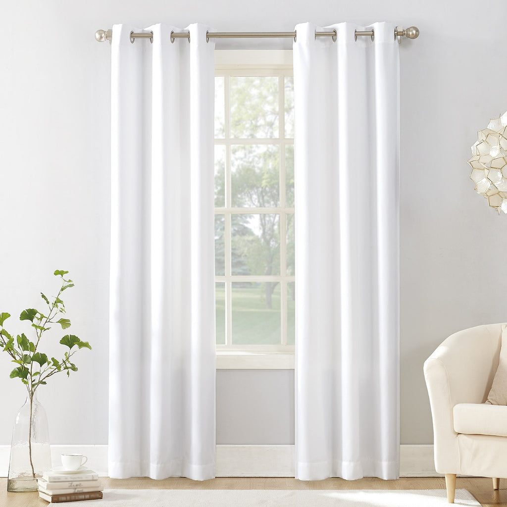N° 918 Sora Panneau de rideau texturé à œillets, panneau simple