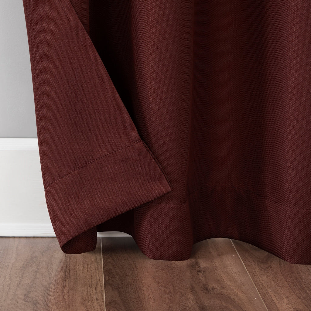 N° 918 Sora Panneau de rideau texturé à œillets, panneau simple