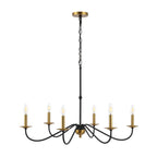 Lustre LED en fer à 6 lumières, 34,75 $, par JONATHAN Y