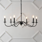 Lustre LED en fer à 6 lumières, 34,75 $, par JONATHAN Y