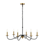 Lustre LED en fer à 6 lumières, 34,75 $, par JONATHAN Y