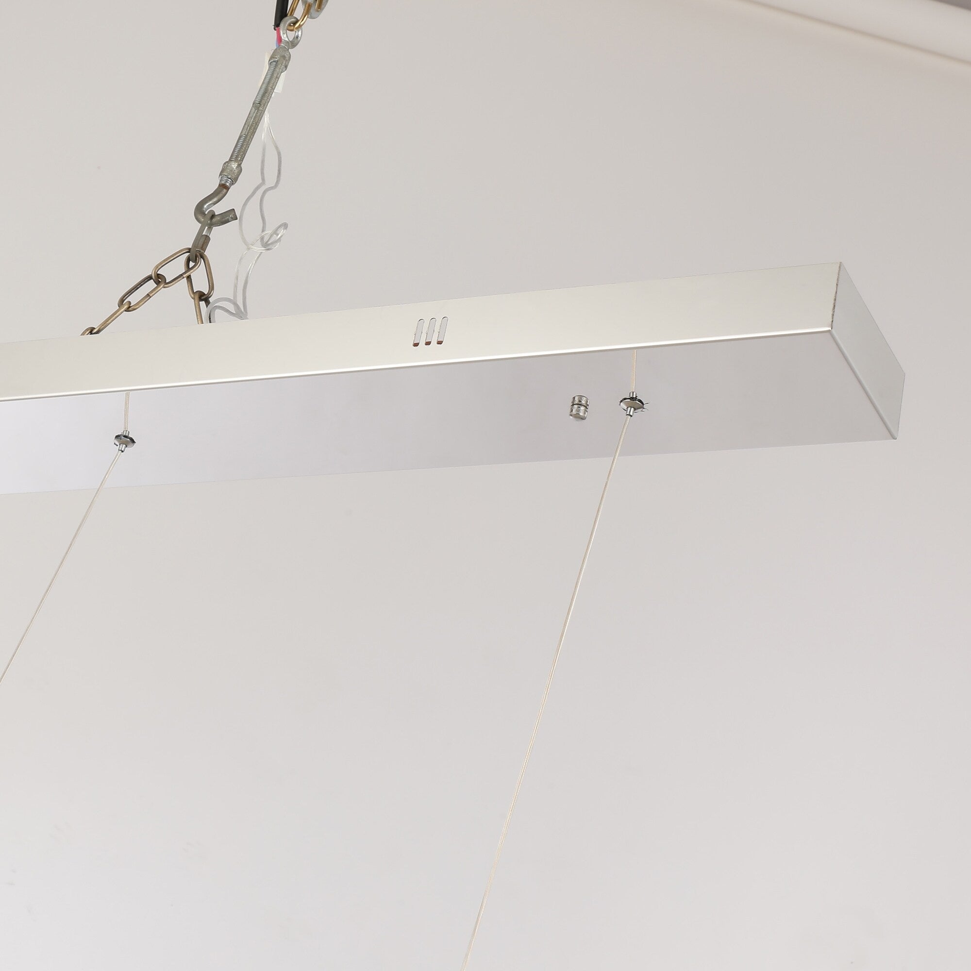 Plafonnier LED de luxe en acier inoxydable, style nordique, pour salle à manger