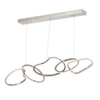 Plafonnier LED de luxe en acier inoxydable, style nordique, pour salle à manger