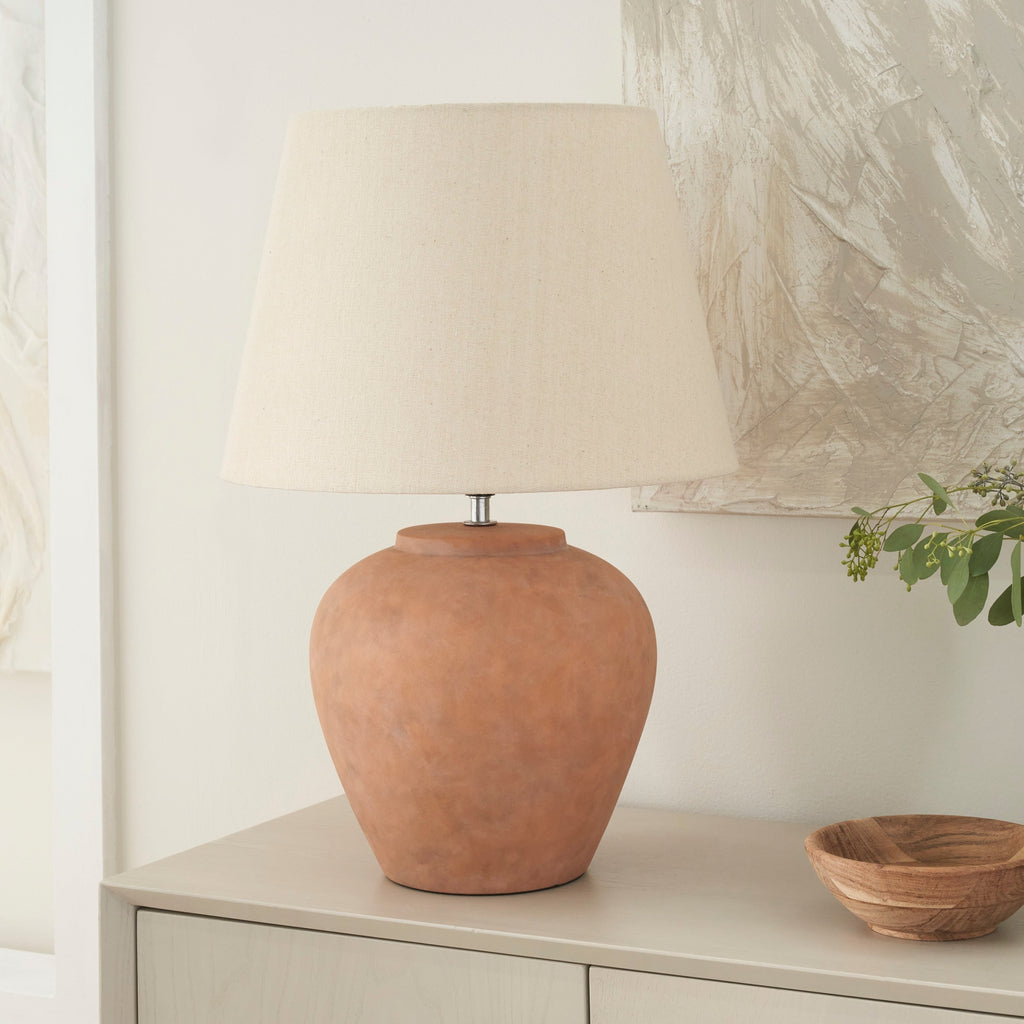 Lampe de table rustique en céramique Nourison 20
