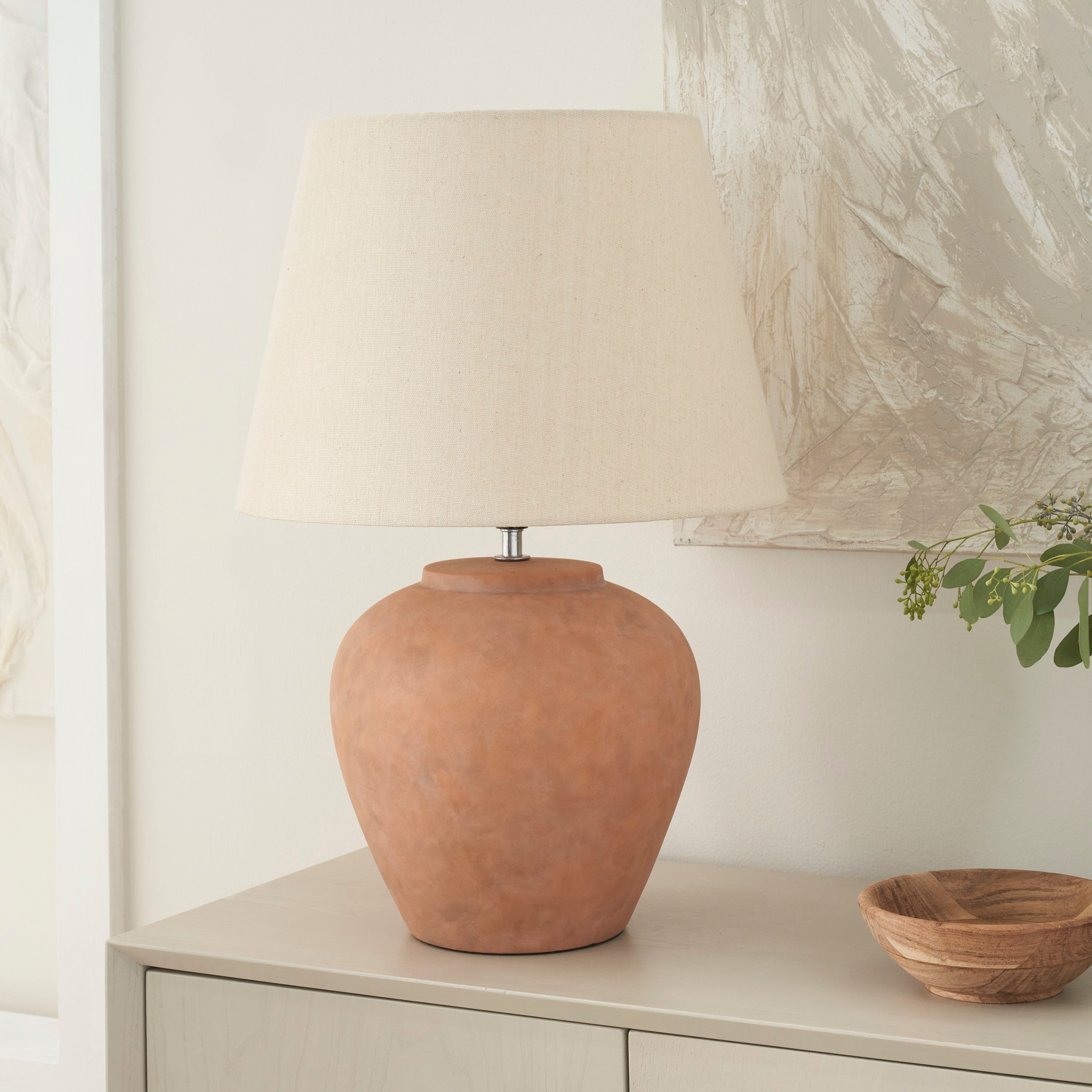 Lampe de table rustique en céramique Nourison 20