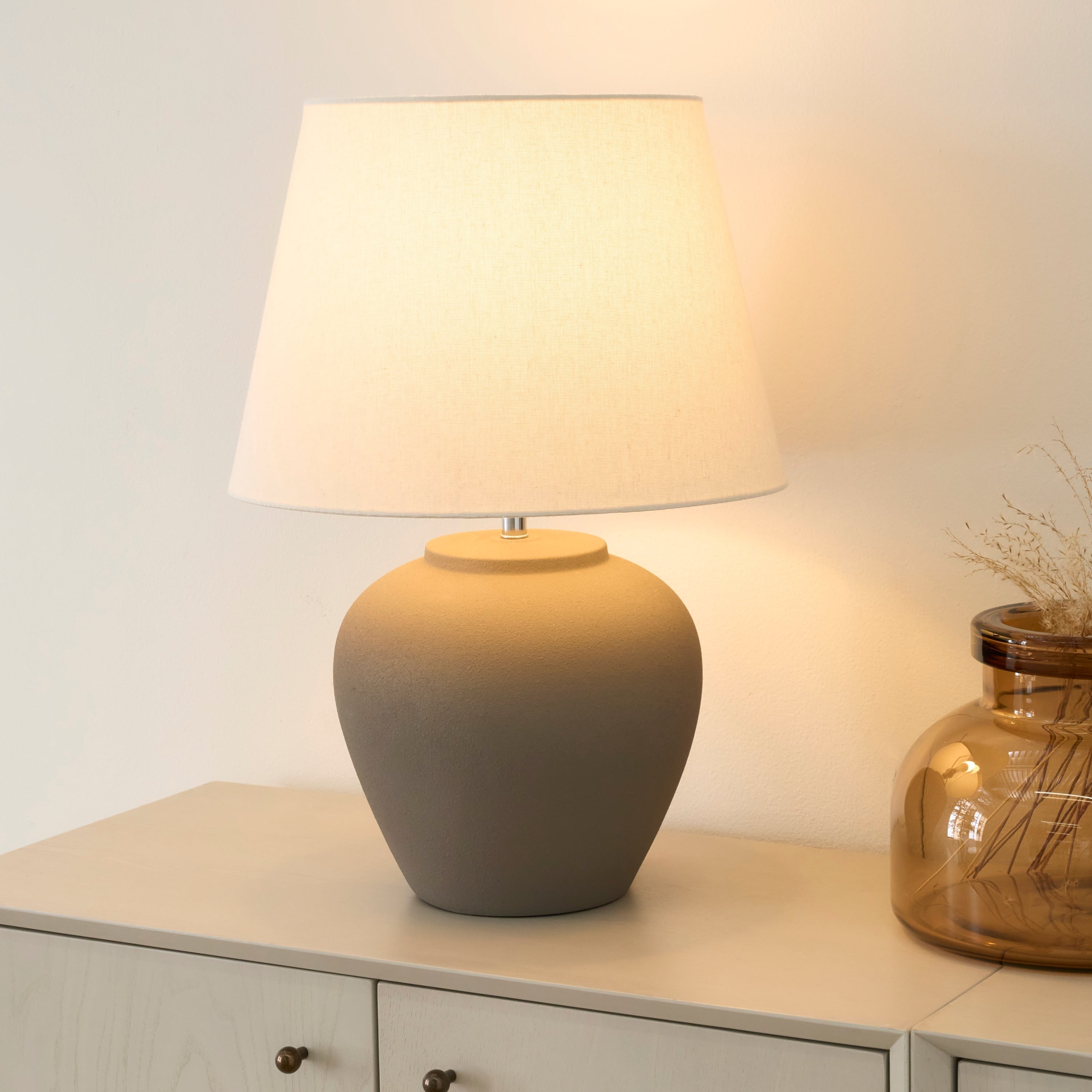 Lampe de table rustique en céramique Nourison 20