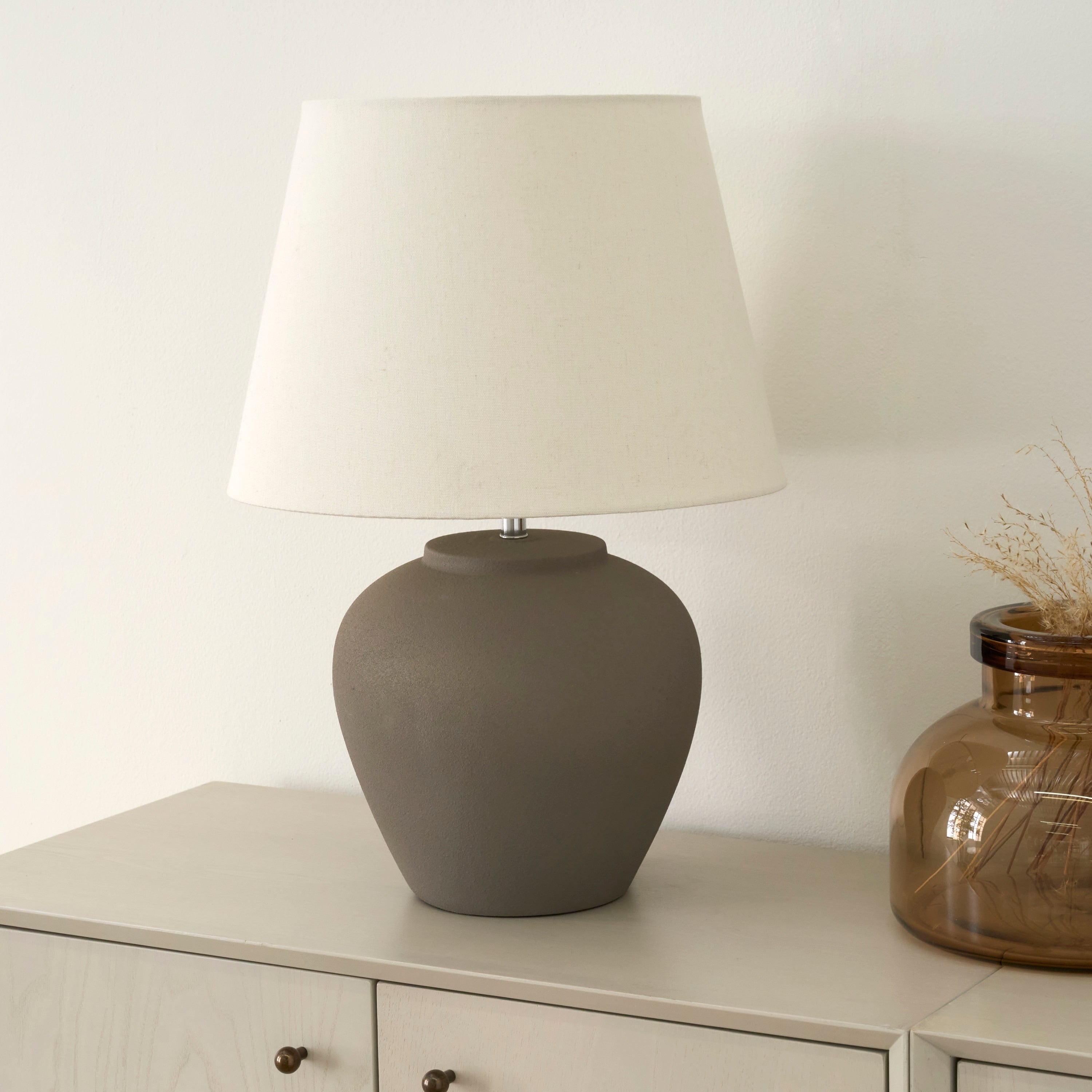 Lampe de table rustique en céramique Nourison 20