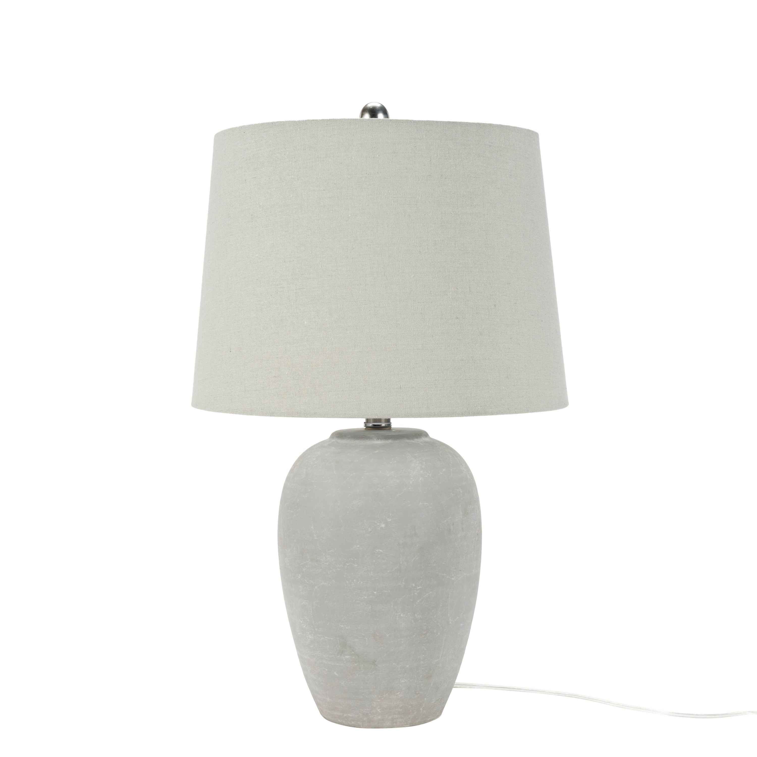 Lampe de table en pot en céramique non émaillée Nourison 23