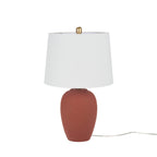 Lampe de table en pot en céramique non émaillée Nourison 23