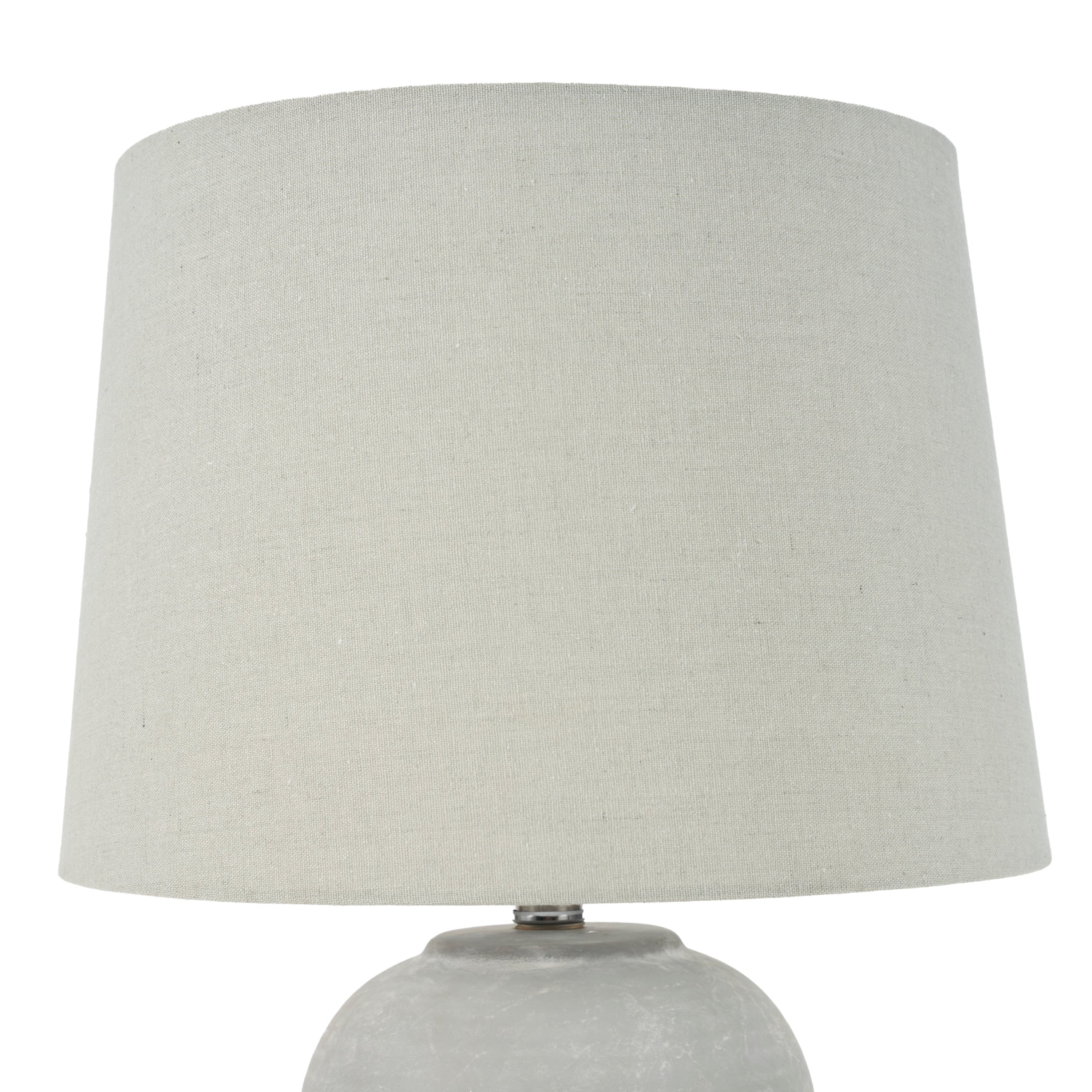 Lampe de table en pot en céramique non émaillée Nourison 23