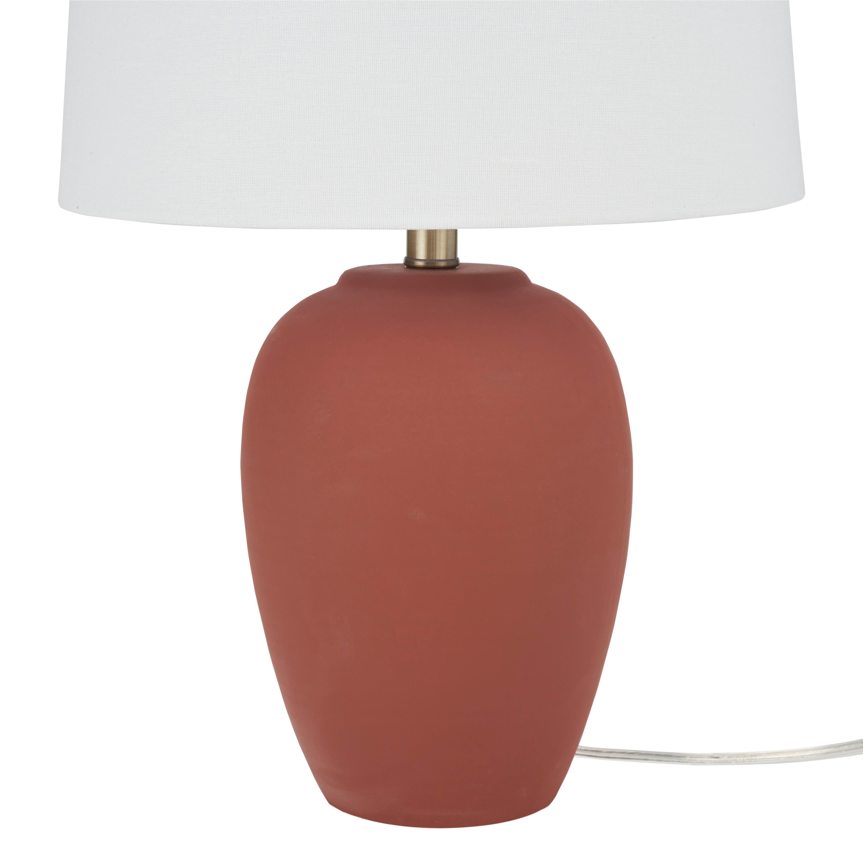 Lampe de table en pot en céramique non émaillée Nourison 23