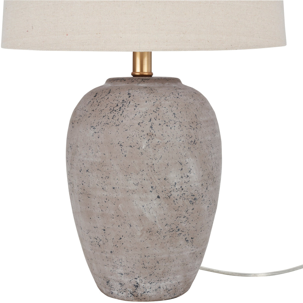 Lampe de table en pot en céramique non émaillée Nourison 23