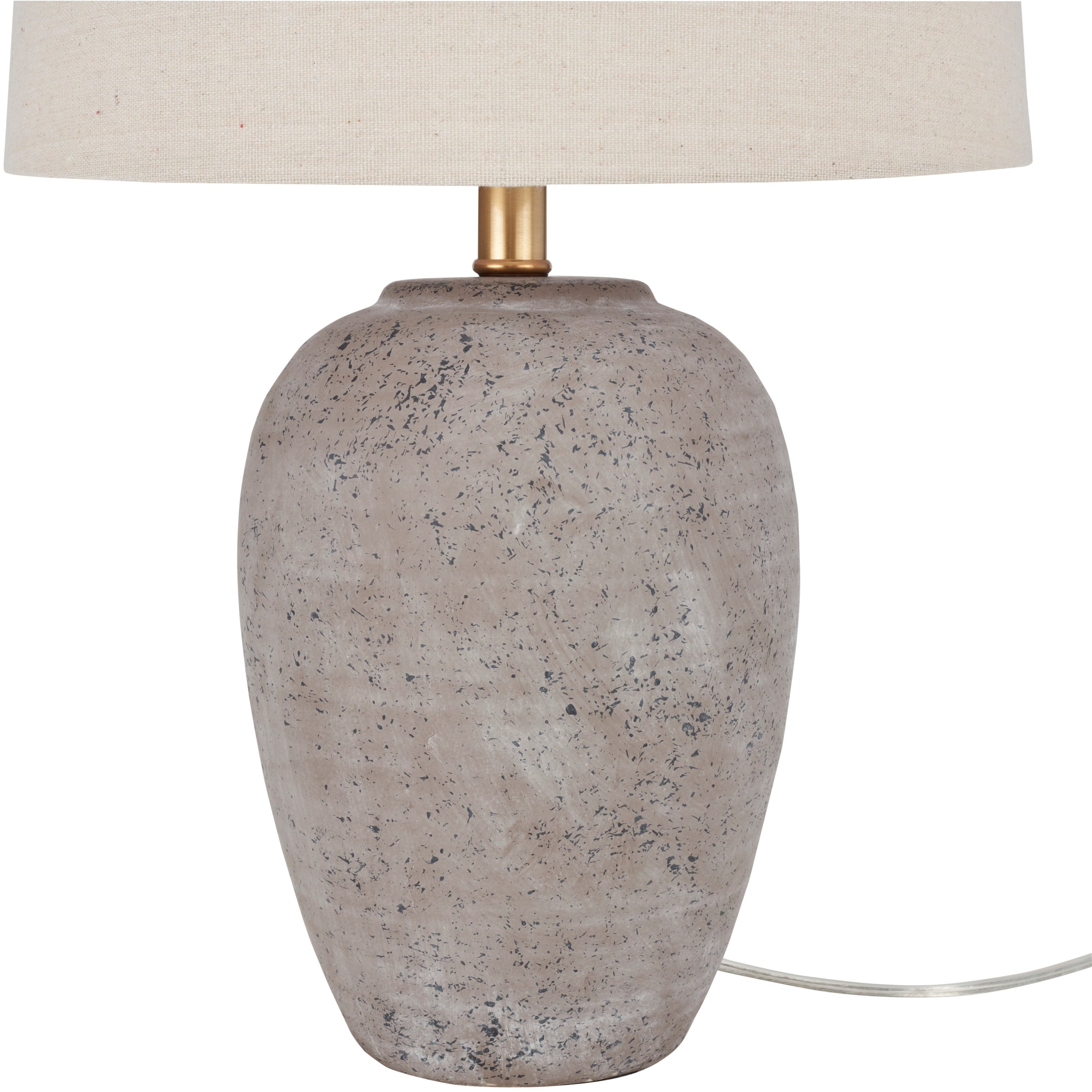 Lampe de table en pot en céramique non émaillée Nourison 23