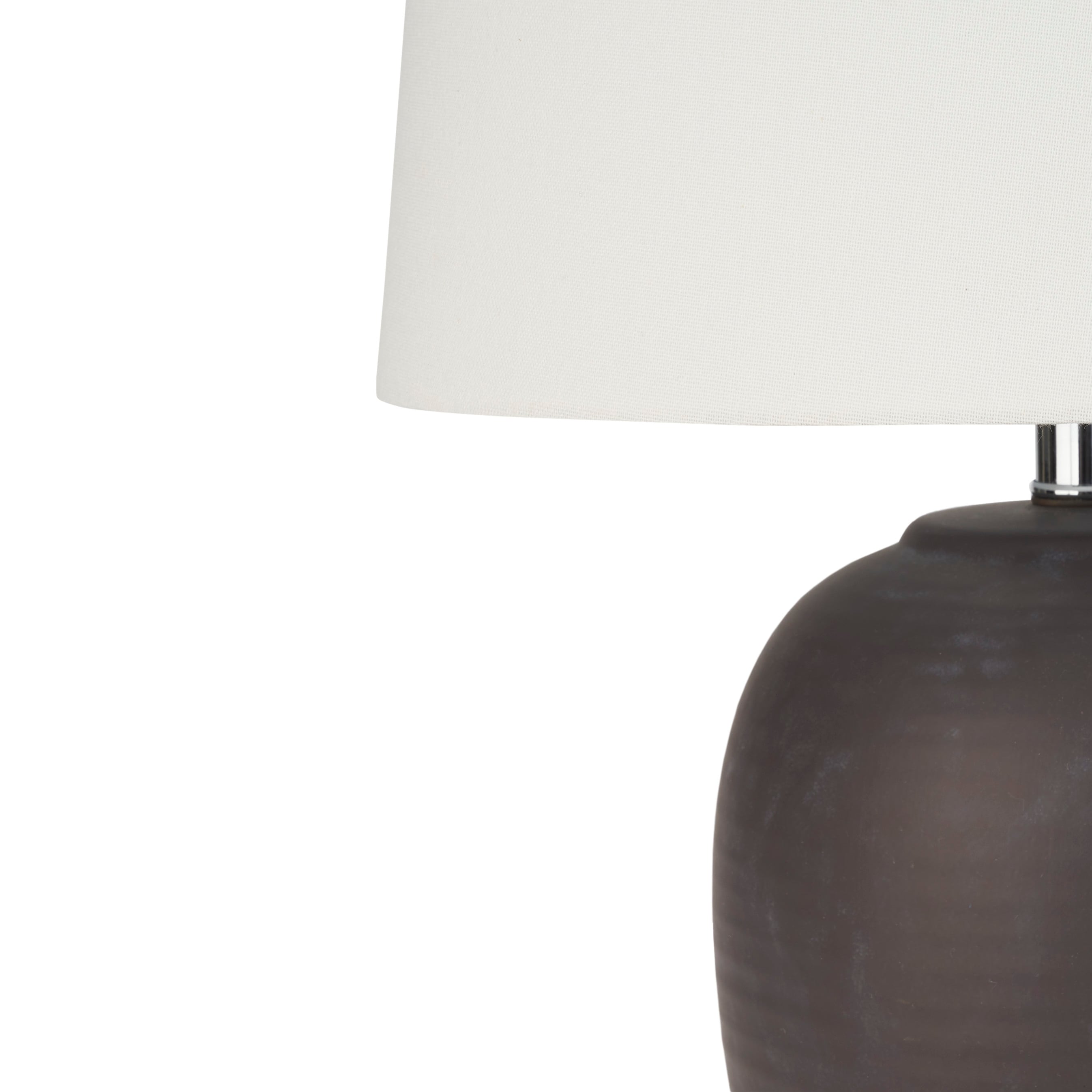Lampe de table en pot en céramique non émaillée Nourison 23