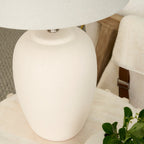 Lampe de table en pot en céramique non émaillée Nourison 23