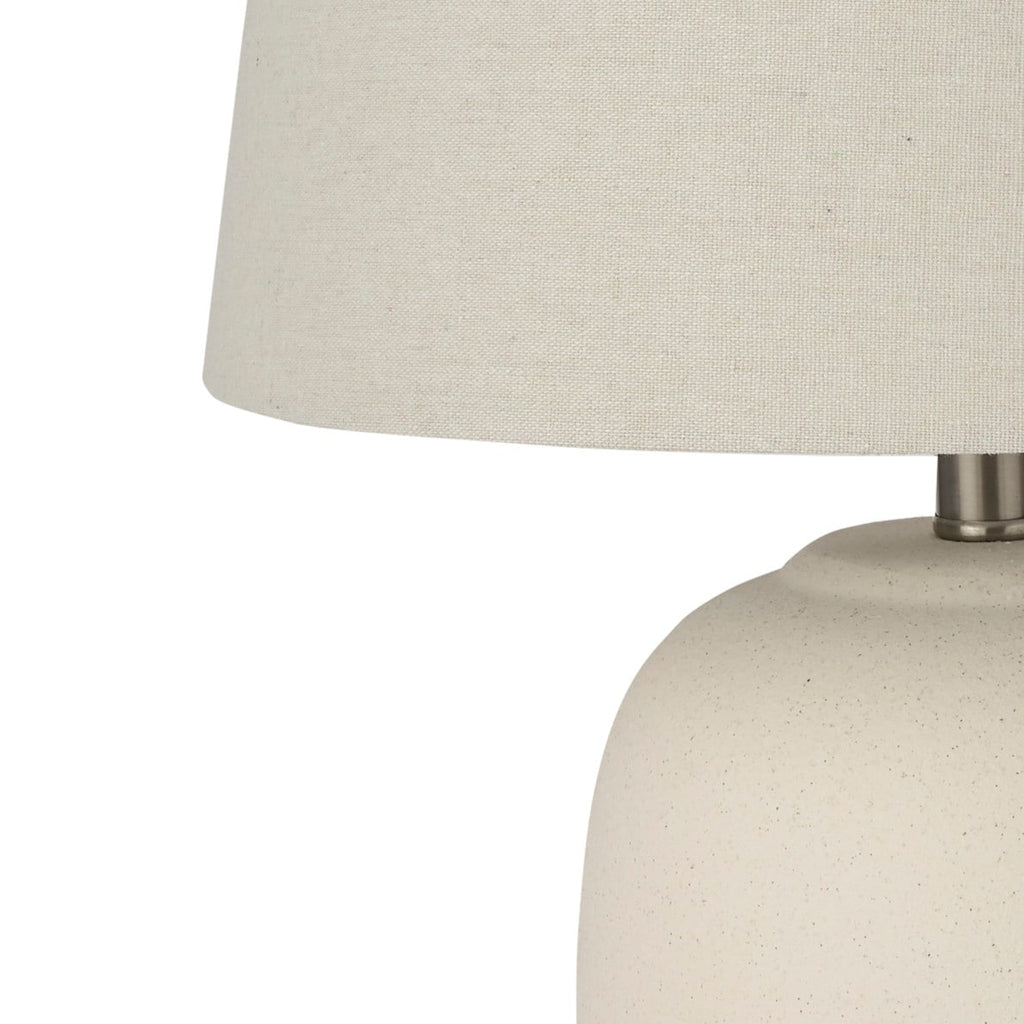 Lampe de table en pot en céramique non émaillée Nourison 23
