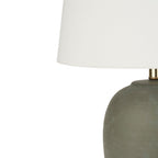 Lampe de table en pot en céramique non émaillée Nourison 23