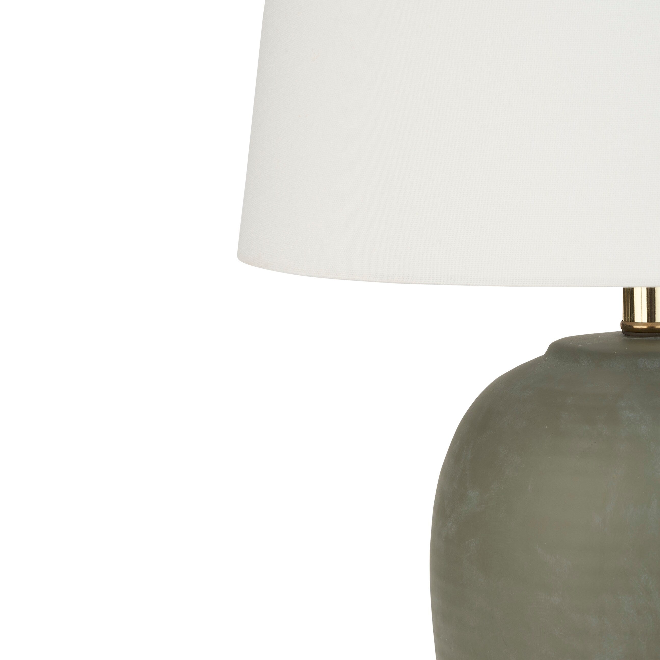 Lampe de table en pot en céramique non émaillée Nourison 23