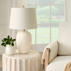 Lampe de table en pot en céramique non émaillée Nourison 23