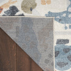 Tapis Nourison Astra lavable en machine à imprimé animal