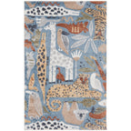 Tapis Nourison Astra lavable en machine à imprimé animal