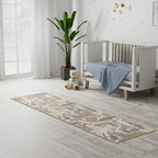 Tapis Nourison Astra lavable en machine à imprimé animal