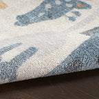 Tapis Nourison Astra lavable en machine à imprimé animal